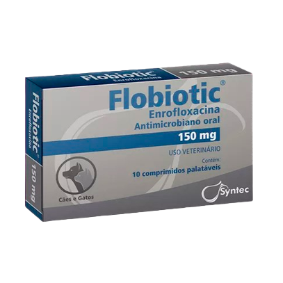 Flobiotic Antimicrobiano oral Cães e Gatos  150mg