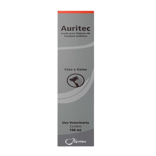 Otológica Auritec Syntec para Cães e Gatos - 100ml
