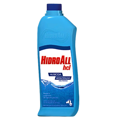 Algicida Manutenção Hidroall HCL 1 Litro
