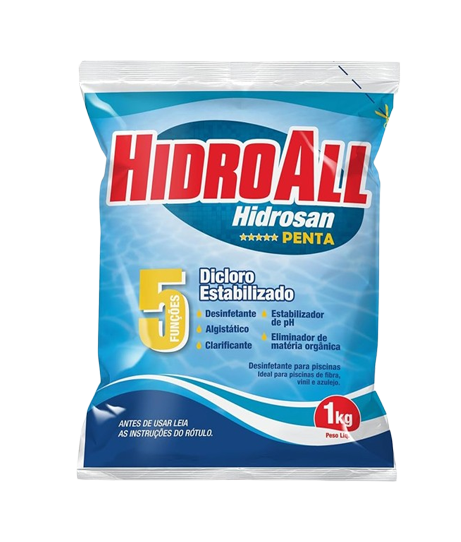 HidroAll Cloro granulado Hidrosan Penta 1 Kg