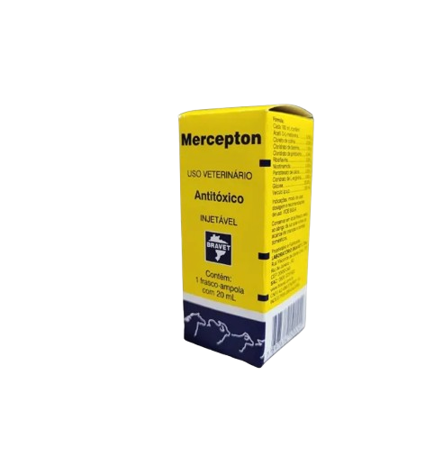 Mercepton injetável 20ml - Bravet