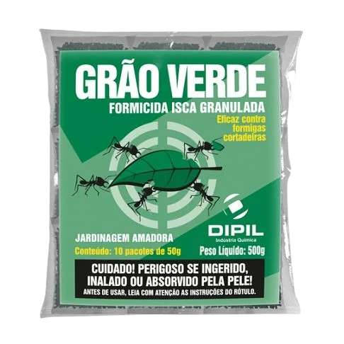 Formicida Grão Verde FS Granulada - 500gr - Dipil
