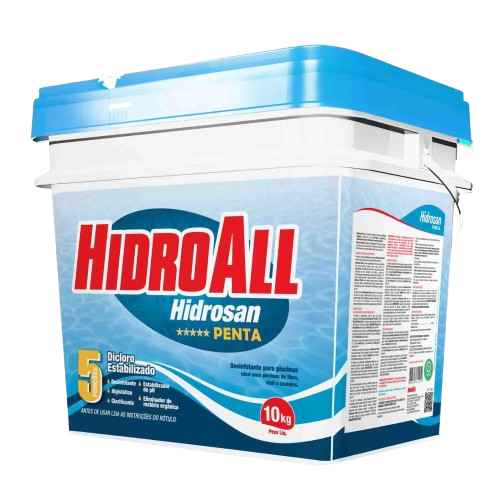 Balde De Cloro Granulado Penta Hidrosan 10kg Hidroall