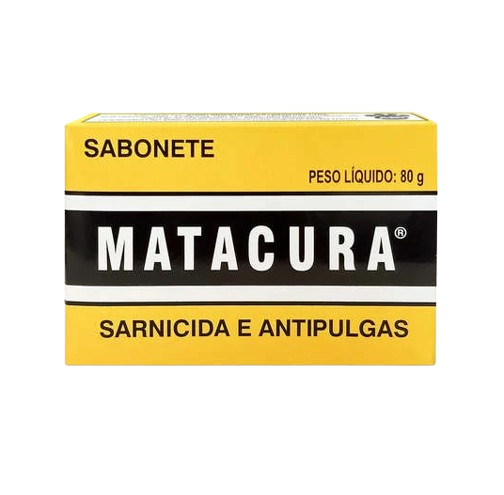 Sabonete Matacura Sarnicida e Antipulgas para Cães