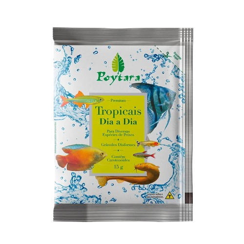 Ração Tropicais Dia a Dia Poytara 15 g