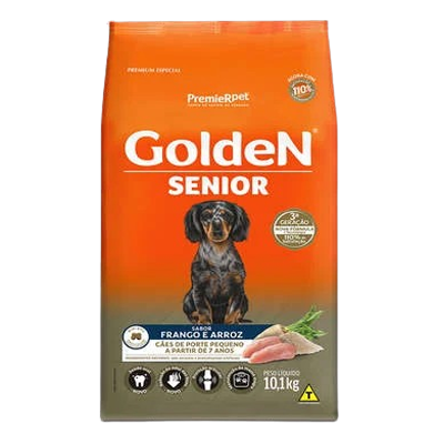 Ração Premier Golden Formula Cães Sênior Mini Bits Frango e Arroz 10.1 kg