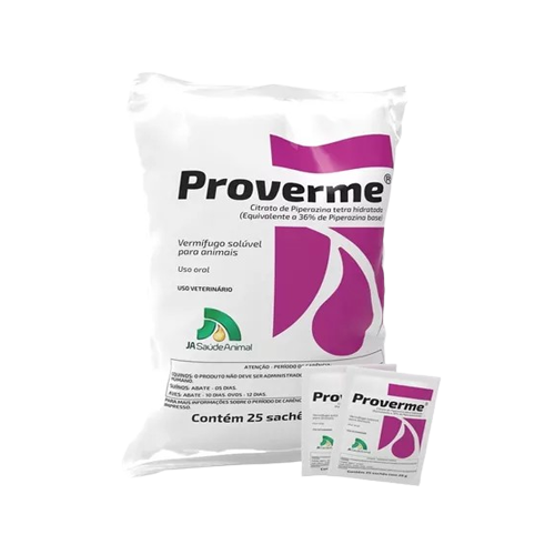Proverme Vermífugo Solúvel para Animais 28gr