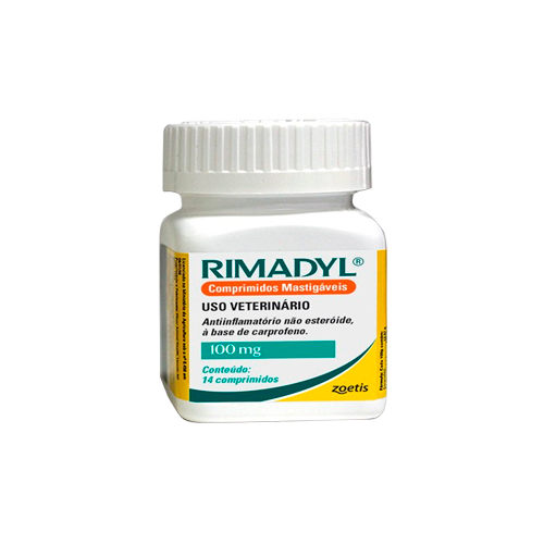 Rimadyl Zoetis 100mg 14 Comprimidos