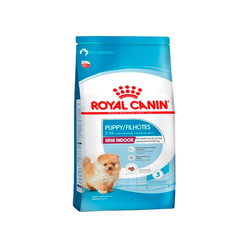 Ração Seca Royal Canin Mini Indoor Junior para Cães Filhotes - 2,5kg