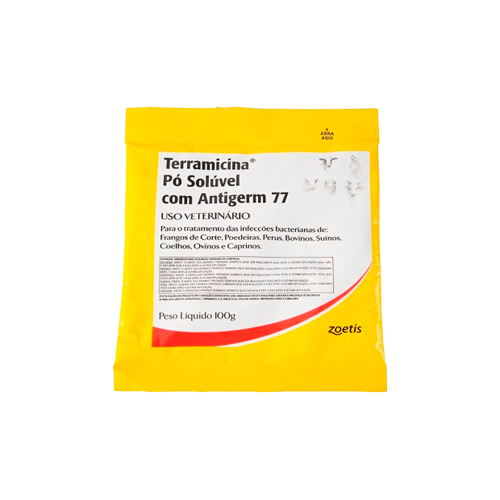 Terramicina Zoetis Pó Solúvel Ag77 - 100g